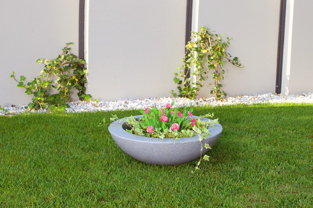 Pflanzschale aus Kunststoff, 60 cm, Blumenschale, Zierteich RT-6028_S Pflanzschale aus Kunststoff, 60 cm, Blumenschale, Zierteich RT-6028_S