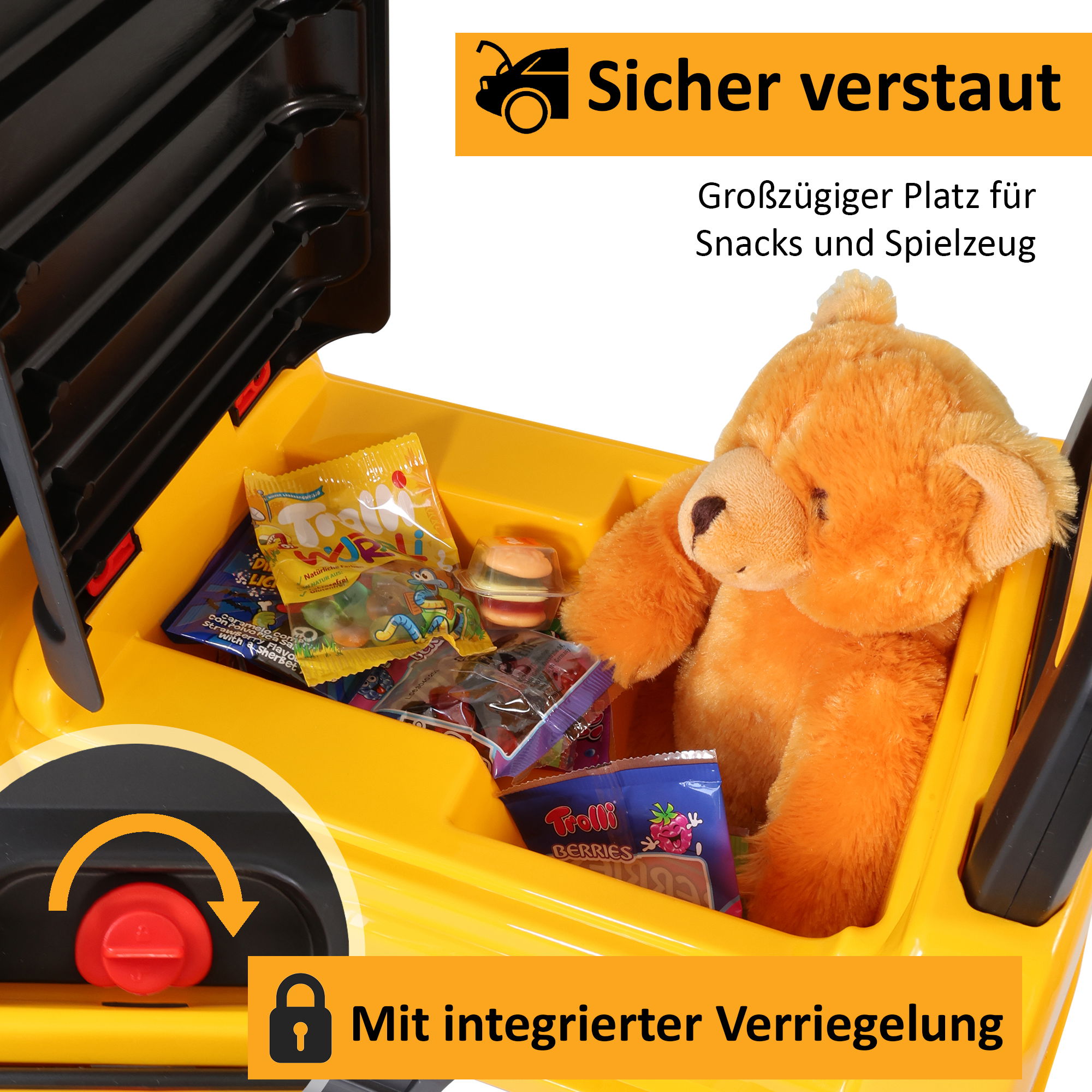 Rutschauto Radlader, Bagger zum draufsitzen, Sitzbagger mit beweglicher Schaufel PT014