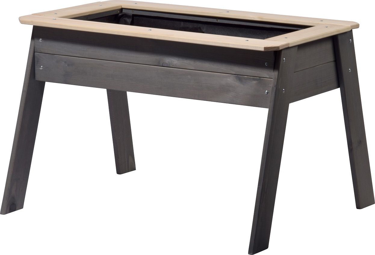 Kinderhochbeet aus Holz, Pflanzkasten mit breiter Ablage DO-58520FSC