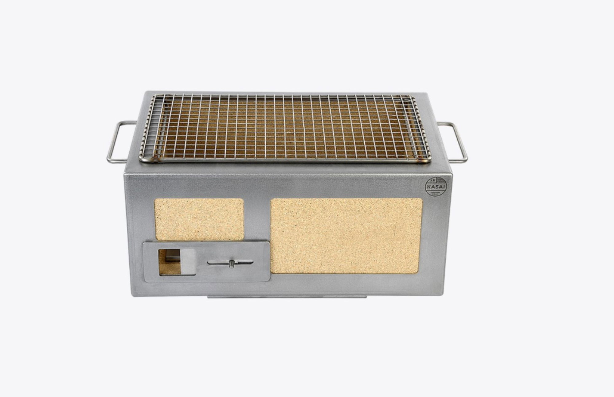 Kasai Konro Grill Little aus Edelstahl, Japanischer Holzkohlegrill Kasai Konro Grill Little aus Edelstahl, Japanischer Holzkohlegrill
