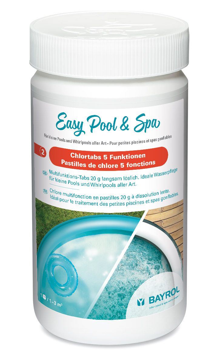 Bayrol Multifunktions-Chlortablette 20g, 5in1, Easy Pool Spa, 1 kg BY-1135107