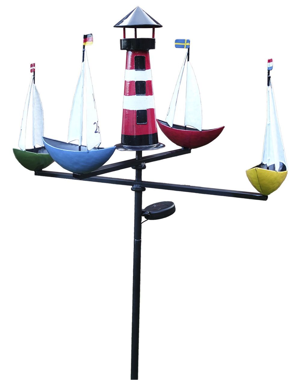 Windspiel Schiffskarussell mit Beleuchtung, Maritim WE-2280 Windspiel Schiffskarussell mit Beleuchtung, Maritim WE-2280