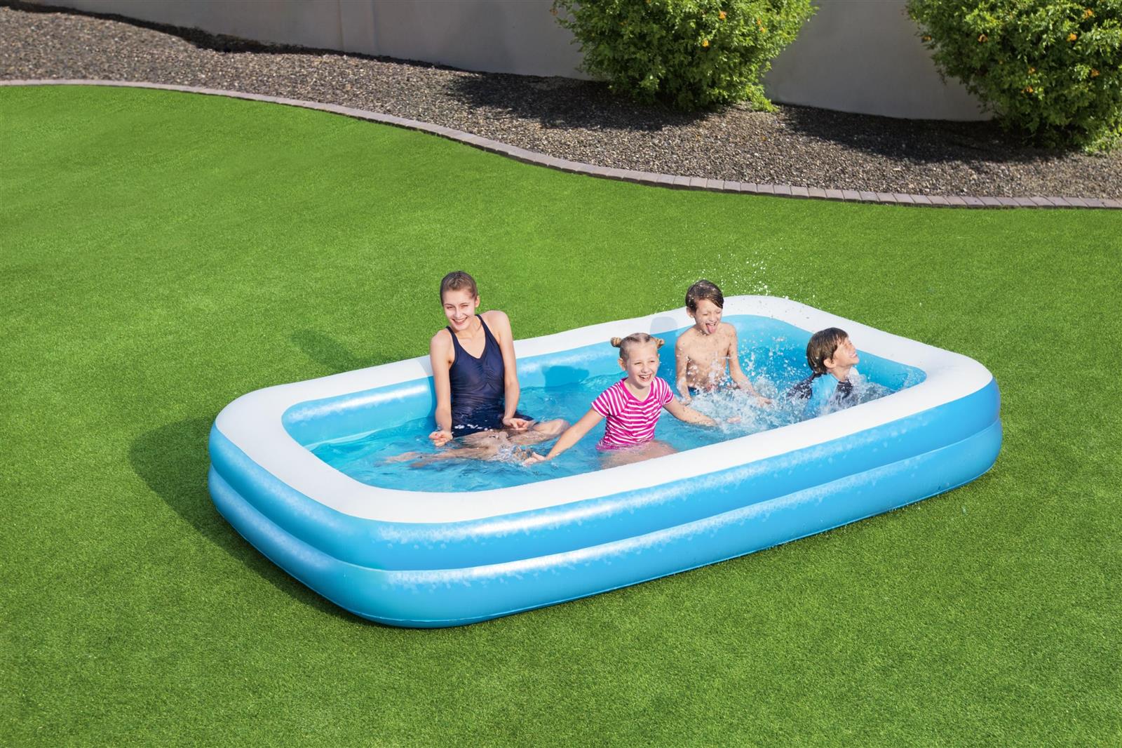 Bestway Family Pool Blue Planschbecken Kinder 305 x 183 x 46 cm 54150_21