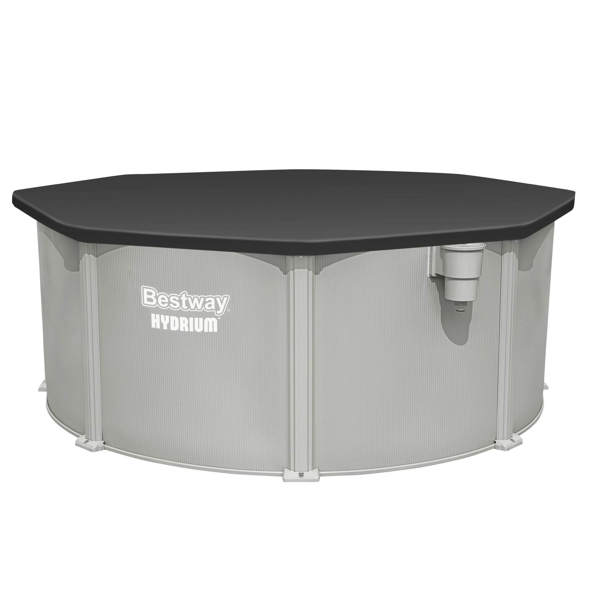Bestway Hydrium Stahlwandpool Komplett-Set Ø 305 x 122 cm rund
