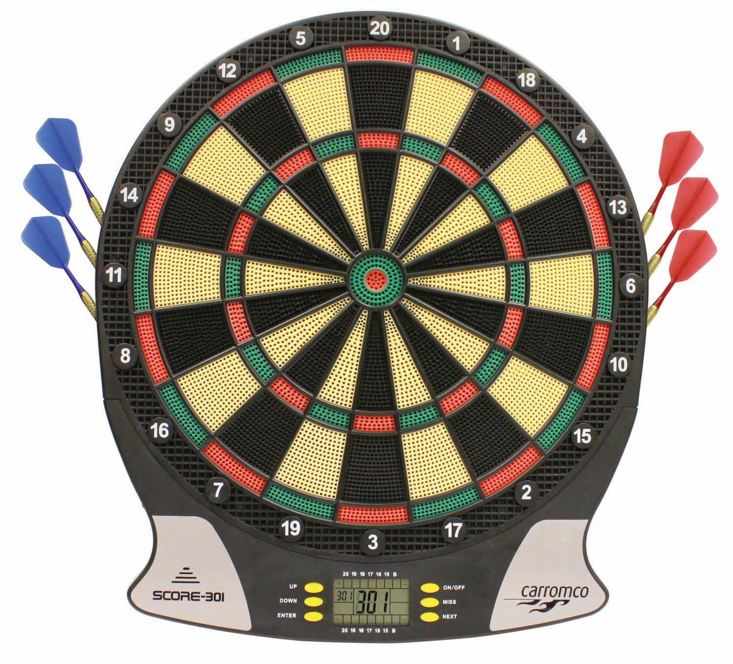 Elektronisches Dartboard SCORE-301, 4-Loch Abstand CC-92016 Elektronisches Dartboard SCORE-301, 4-Loch Abstand CC-92016