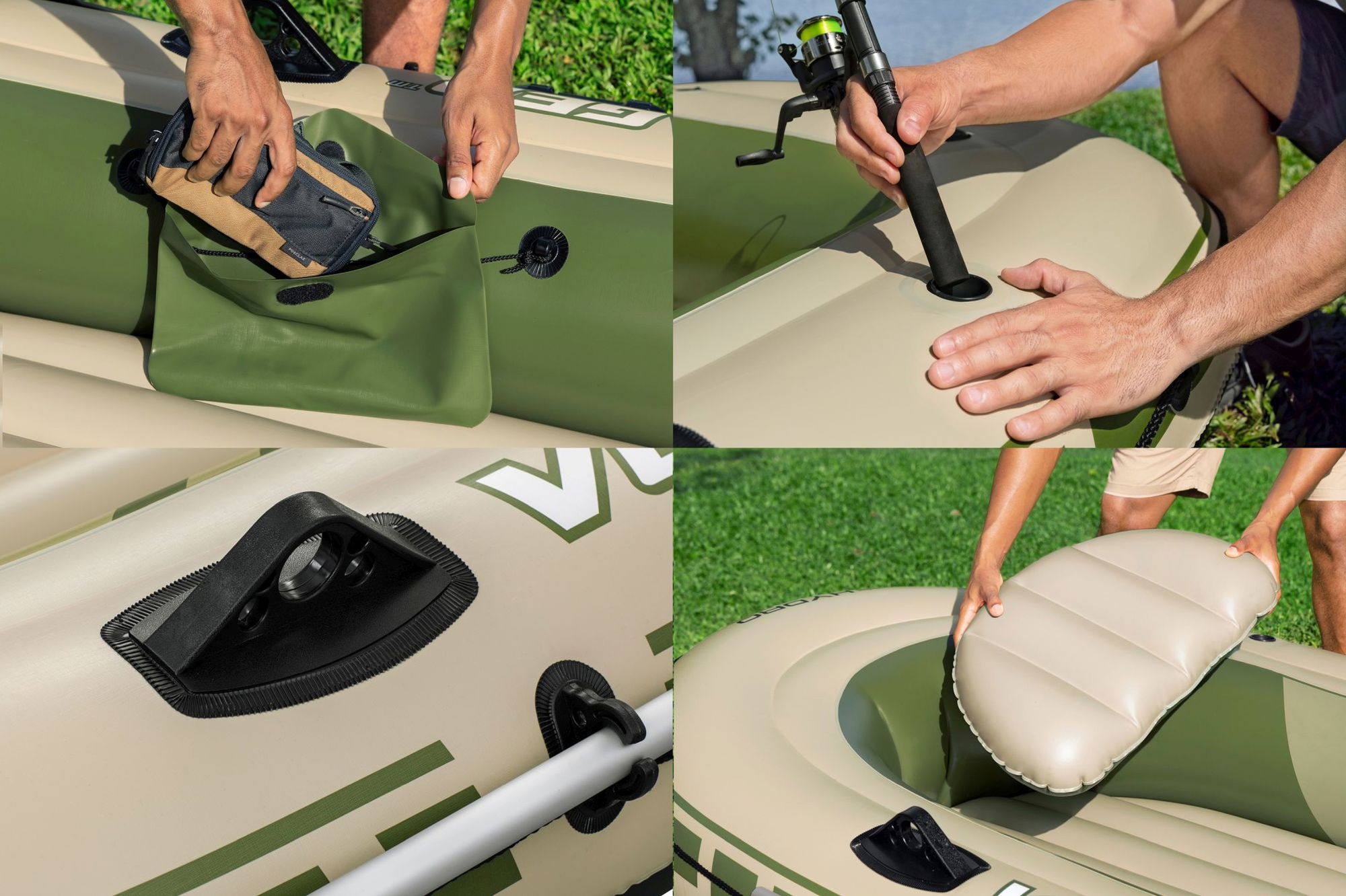 -Langtext: ## Bestway Voyager X3: Schlauchboot für 3 Personen im Komplett-Set