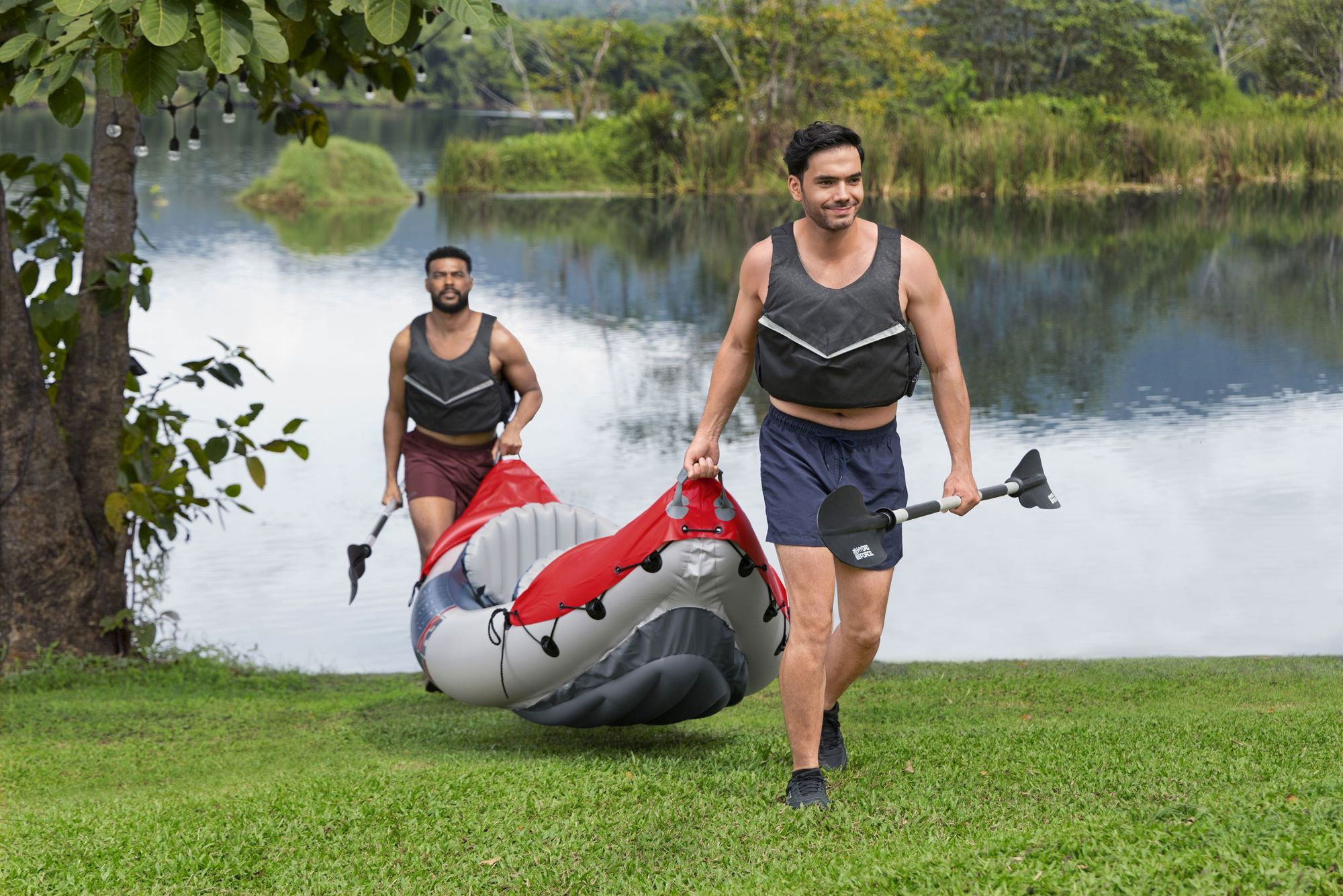 Bestway Hydro Force Rapid X2 aufblasbares Kajak 2 Personen Set Bestway Hydro Force Rapid X2 aufblasbares Kajak 2 Personen Set