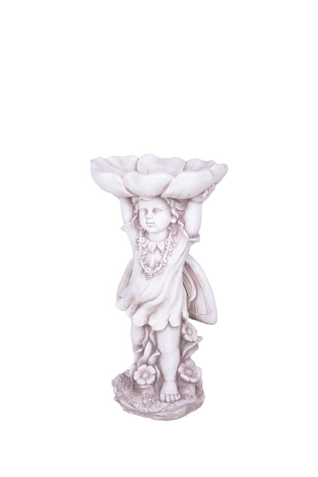 Gartenfigur ROSALIE in Stein-Optik aus wetterbeständigem Fiberglas
