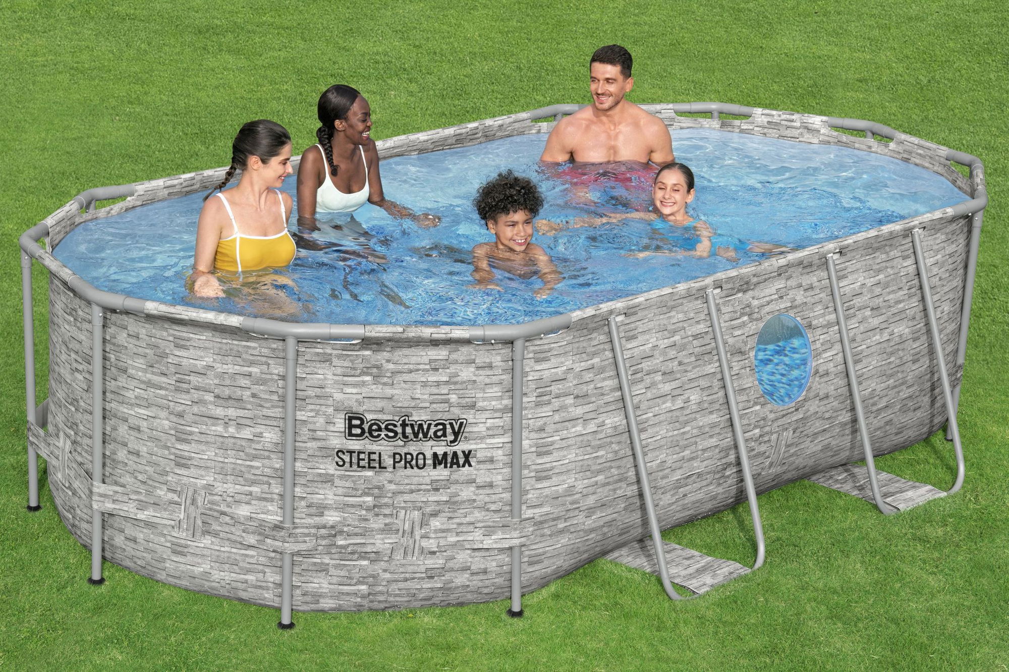Bestway Steel Pro MAX Splashview Frame Pool Set 427 x 250 x 100 cm