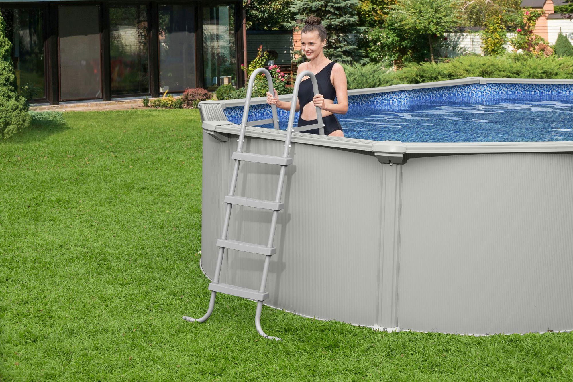 Bestway Hydrium Stahlwandpool Komplett-Set 610 x 366 x 122 cm oval Bestway Hydrium Stahlwandpool Komplett-Set 610 x 366 x 122 cm oval