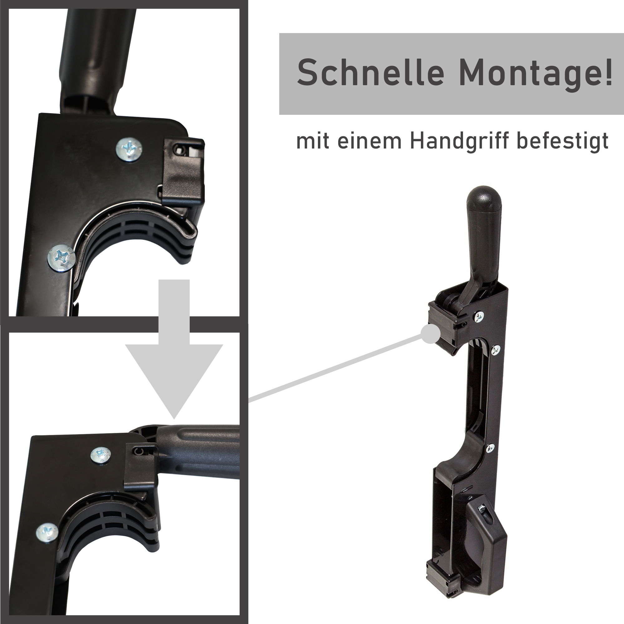 Schnellspanner für Maschinenuntergestell, 2er Set YT012