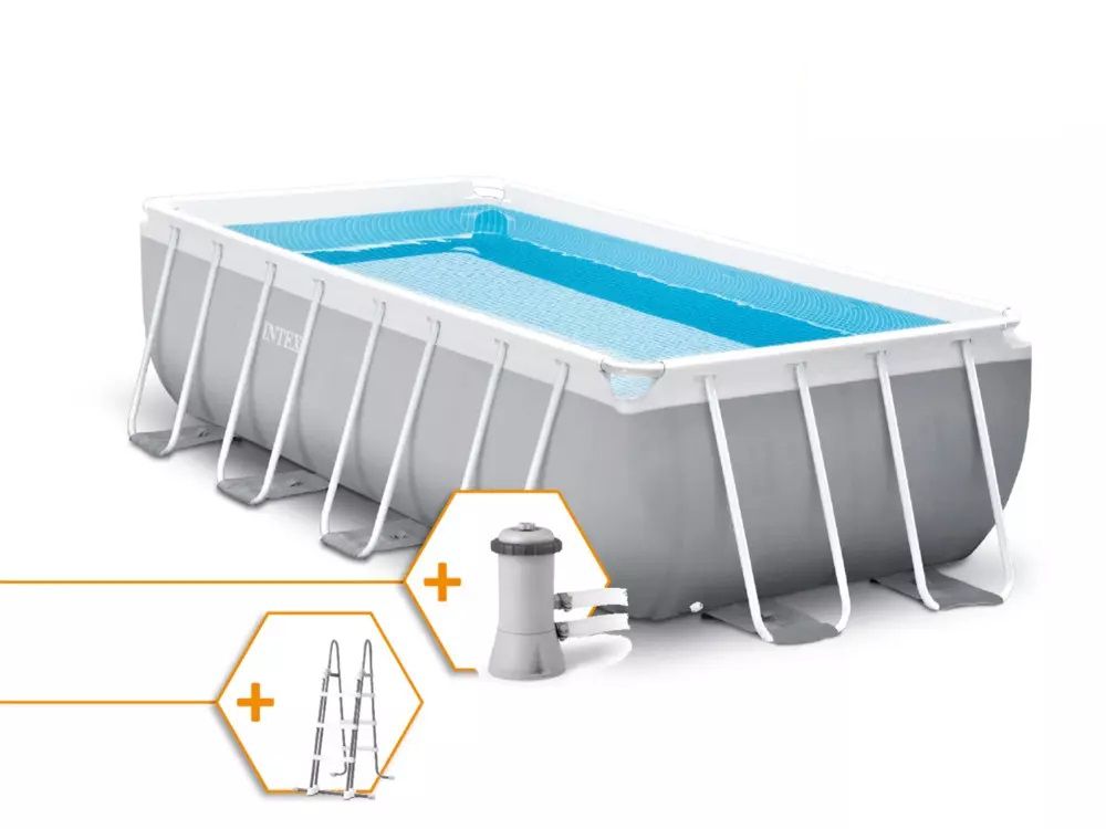 Intex Frame Pool Set Prism Quadra 400 x 200 x 100 cm IN-126788GN