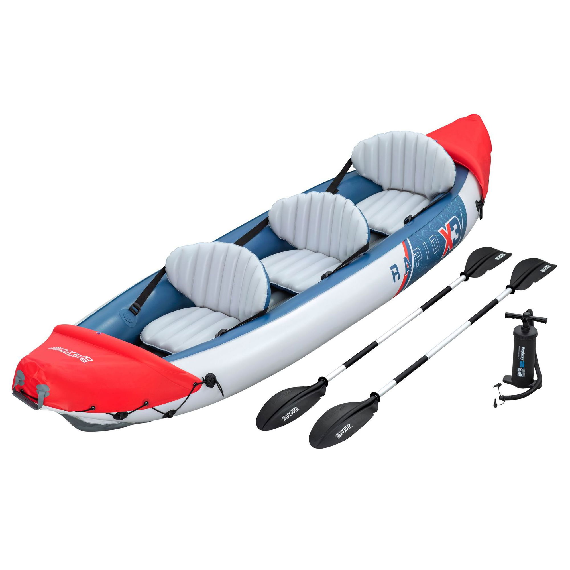 Bestway Hydro Force Kajak-Set Rapid X3 für 3 Personen 381 x 100 cm