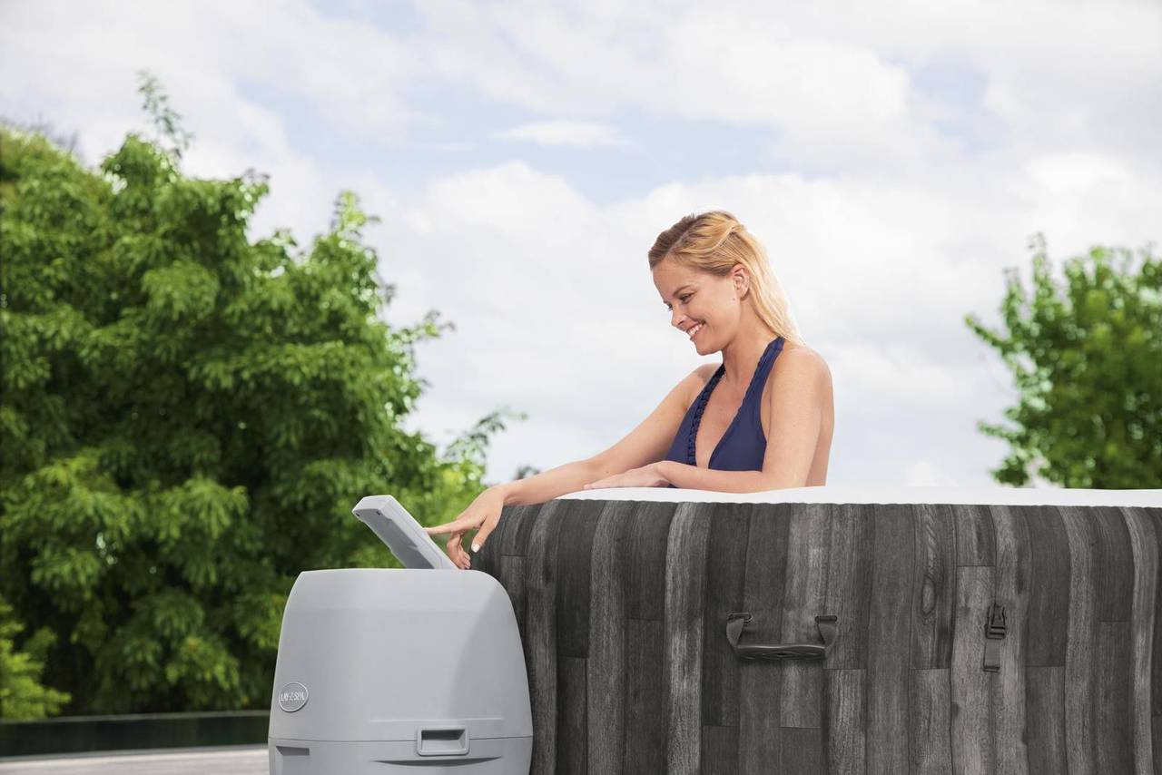 LAY-Z-SPA Bahamas AirJet Whirlpool, 180 x 66 cm, Holz-Optik 60005_22