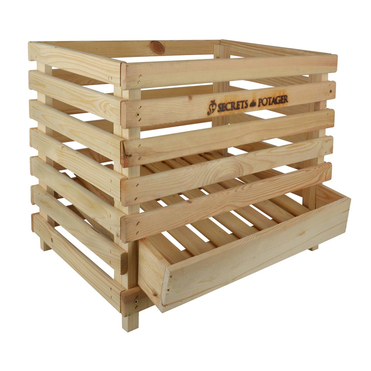 Kartoffelkiste aus Holz, Gemüsekiste, Gemüsehorde ES-C2080 Kartoffelkiste aus Holz, Gemüsekiste, Gemüsehorde ES-C2080