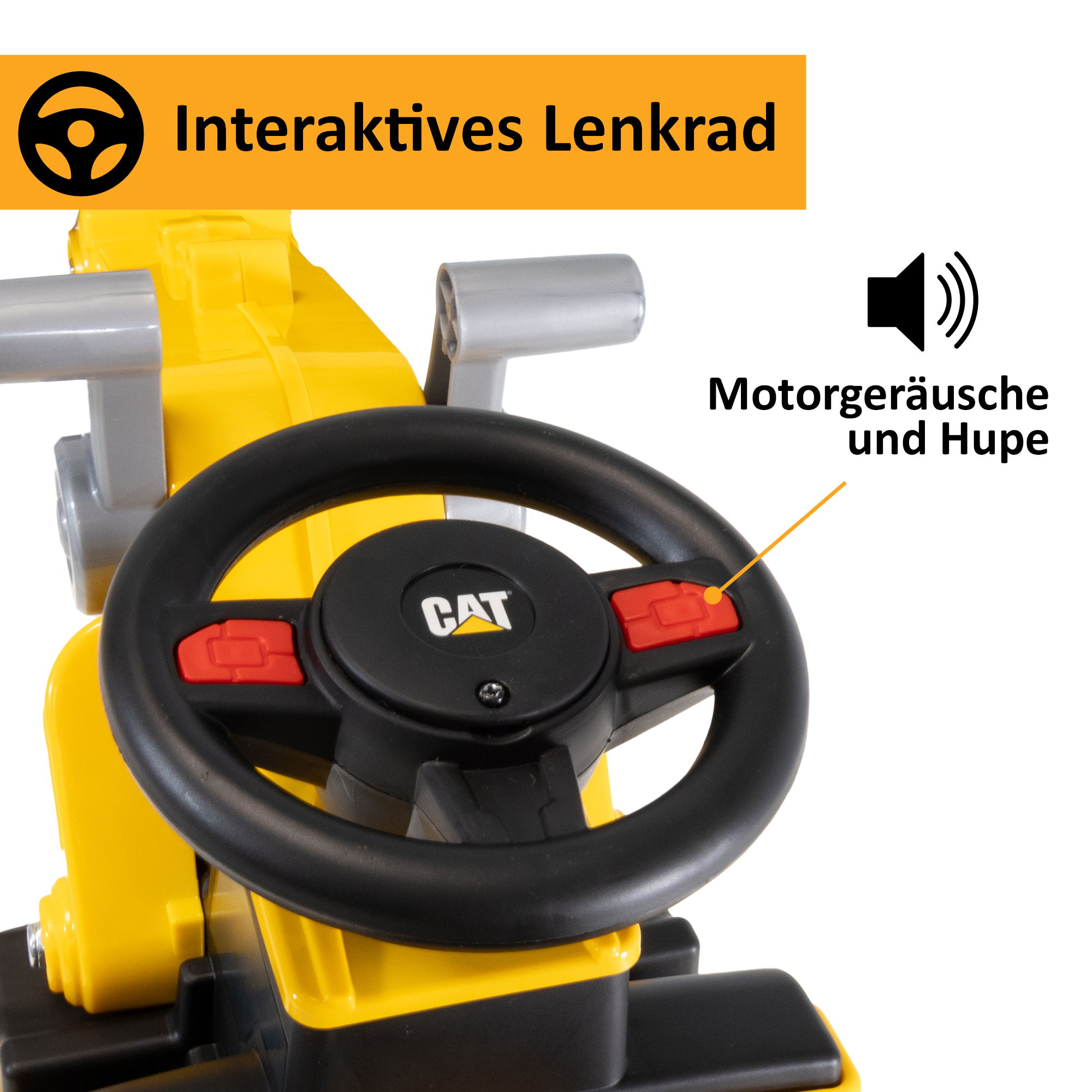 Rutschauto Radlader, Bagger zum draufsitzen, Sitzbagger mit beweglicher Schaufel PT014 Rutschauto Radlader, Bagger zum draufsitzen, Sitzbagger mit beweglicher Schaufel PT014
