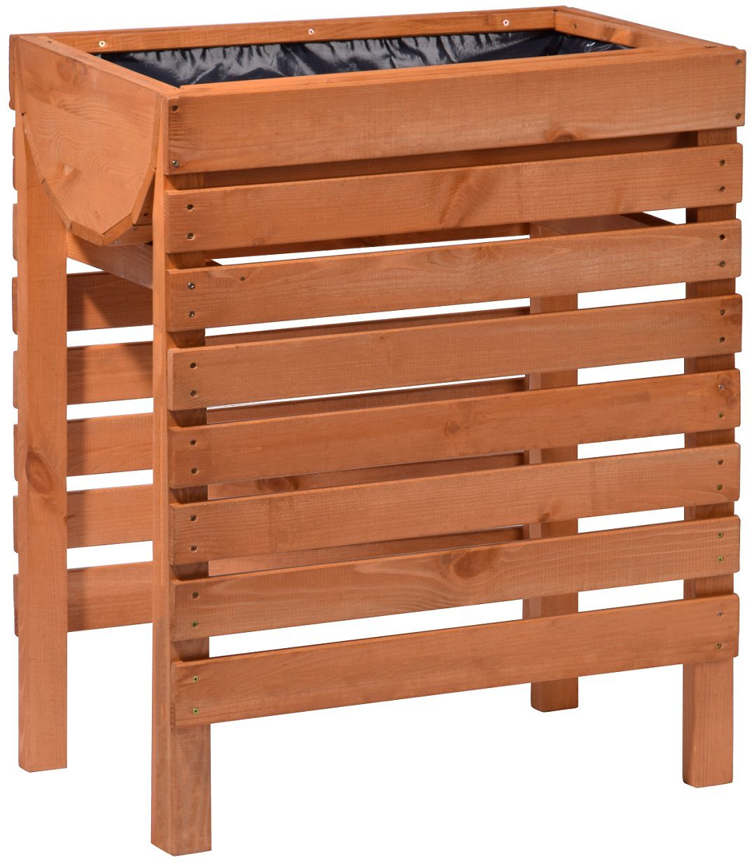 Hochbeet mit Pflanzfolie Größe M, Pflanzkasten DO-58160FSCE Hochbeet mit Pflanzfolie Größe M, Pflanzkasten DO-58160FSCE
