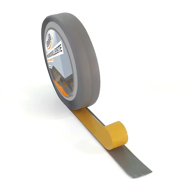 Knickwinkelleiste, PVC, 25m, grau, selbstklebend, Sockelleiste MS012 Knickwinkelleiste, PVC, 25m, grau, selbstklebend, Sockelleiste MS012