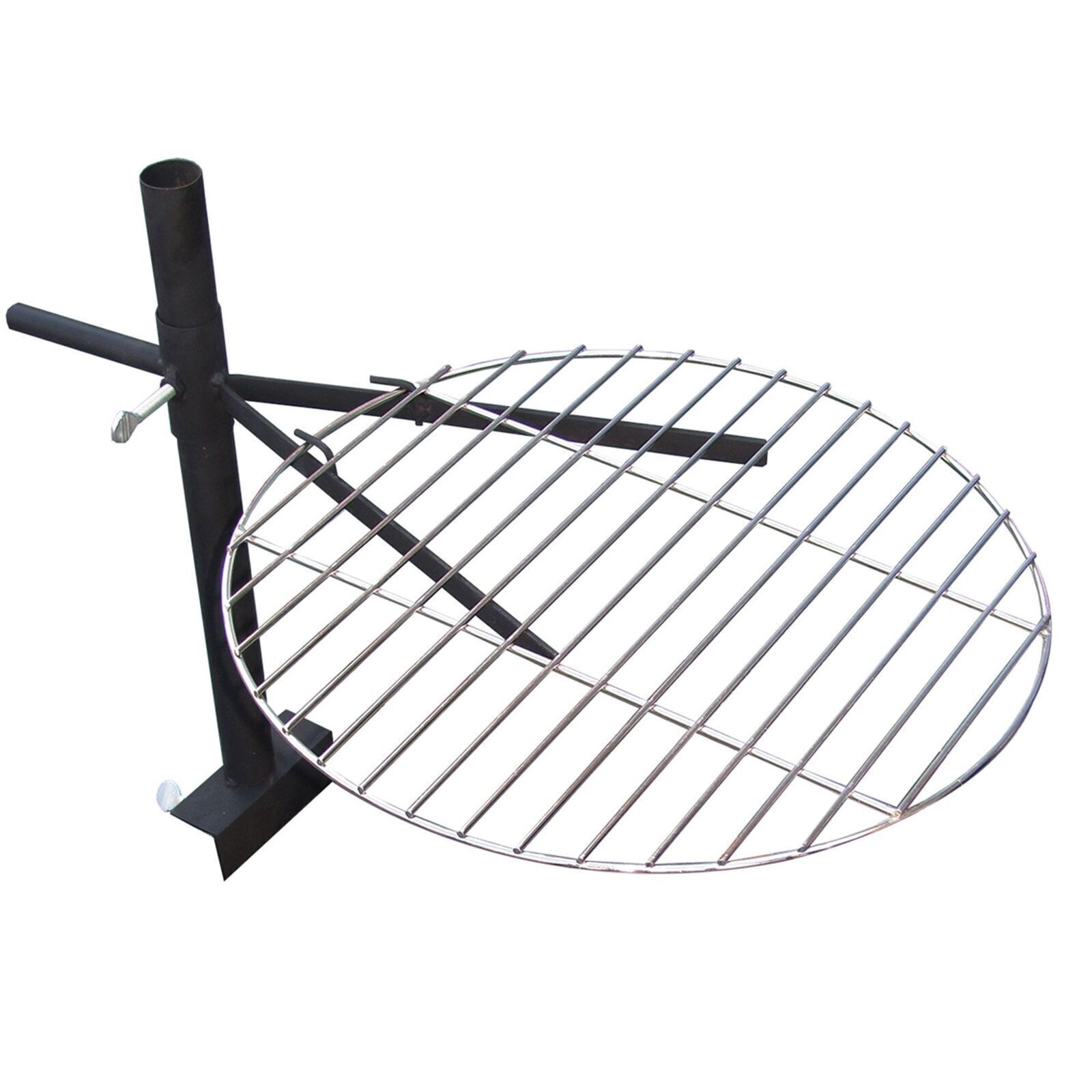 Grillrost mit Halterung für Feuerschalen, 60cm Durchmesser, Grillgitter LEX-MC4104