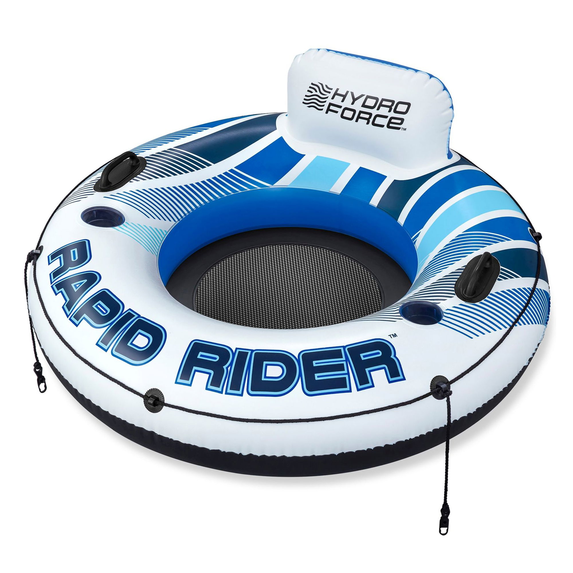 Bestway Hydro Force Schwimmring Rapid Rider mit Rückenlehne Ø 135 cm