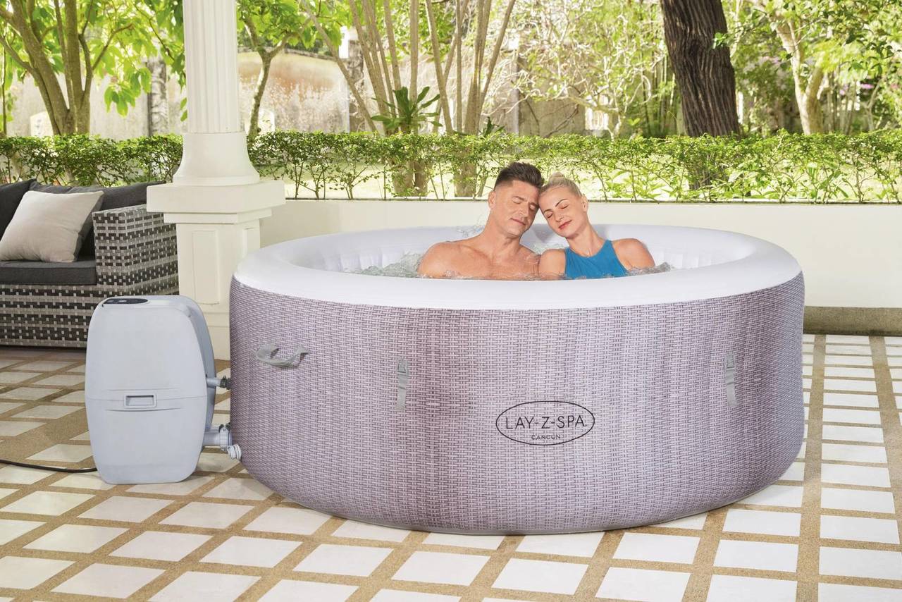 Bestway Whirlpool Lay Z Spa Cancun AirJet, rund 180 x 66 cm 60003_21 Bestway Whirlpool Lay Z Spa Cancun AirJet, rund 180 x 66 cm 60003_21