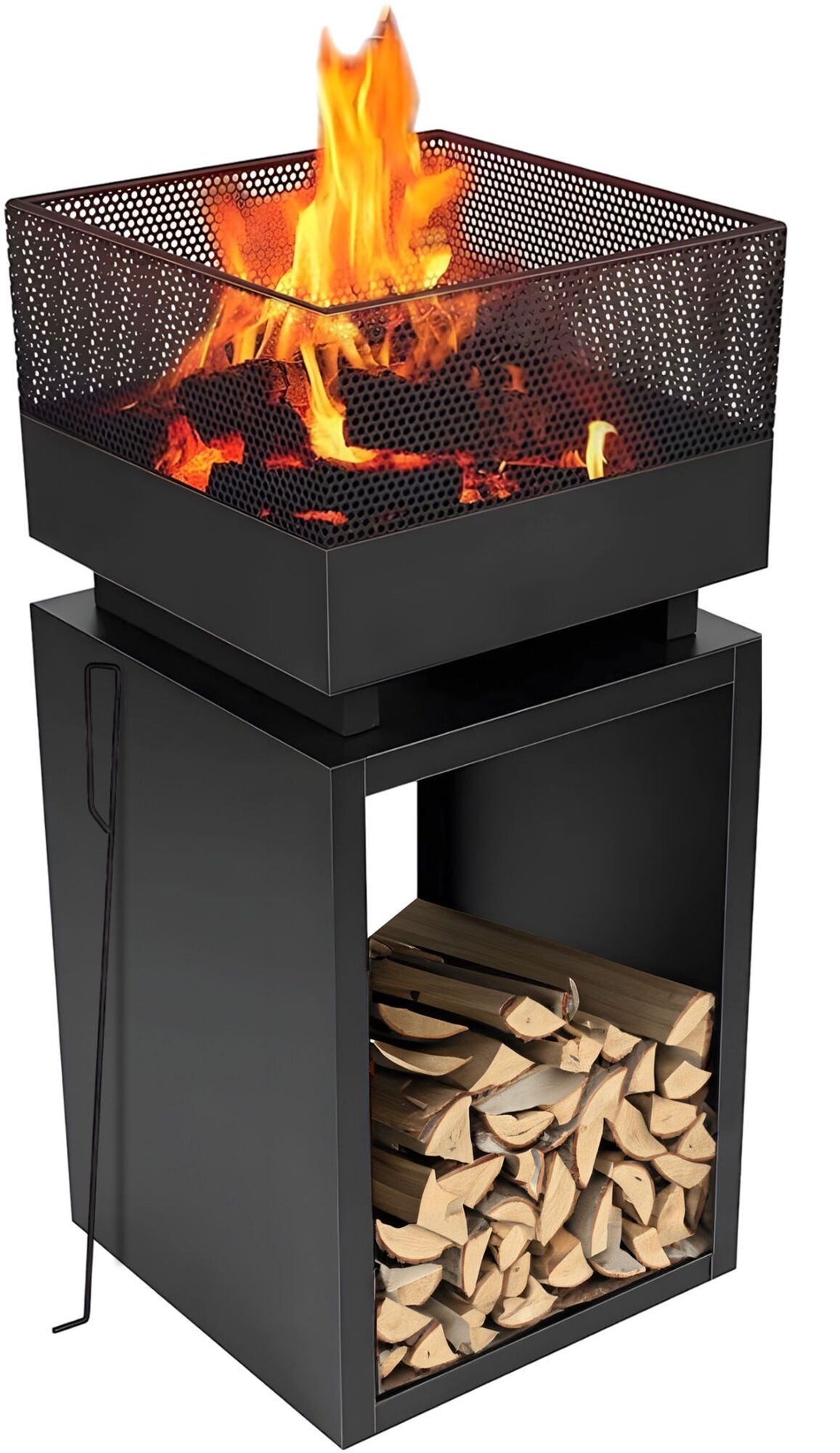 Feuerschale mit Untergestell, modern und platzsparend WE-2678