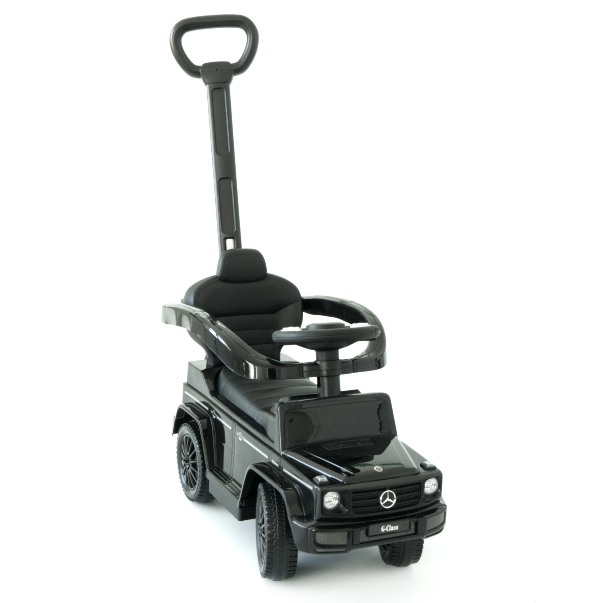 Rutschauto in schwarz mit Schiebstange ab 1 Jahr, Rutschfahrzeug mit Sicherheitsbügel PT006_S Rutschauto in schwarz mit Schiebstange ab 1 Jahr, Rutschfahrzeug mit Sicherheitsbügel PT006_S