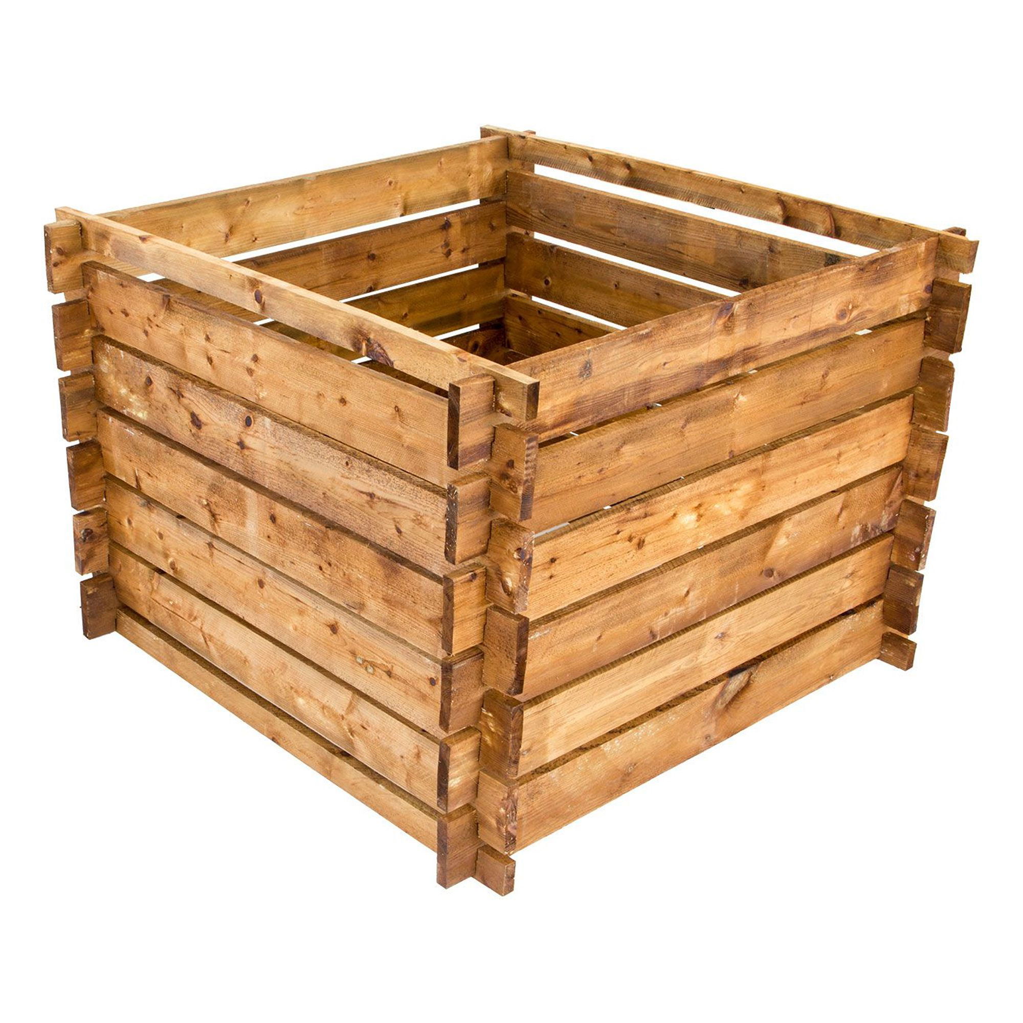 Komposter 100 x 100 x 65 cm, Holzkomposter Stecksystem Komposter_100x100x65_M