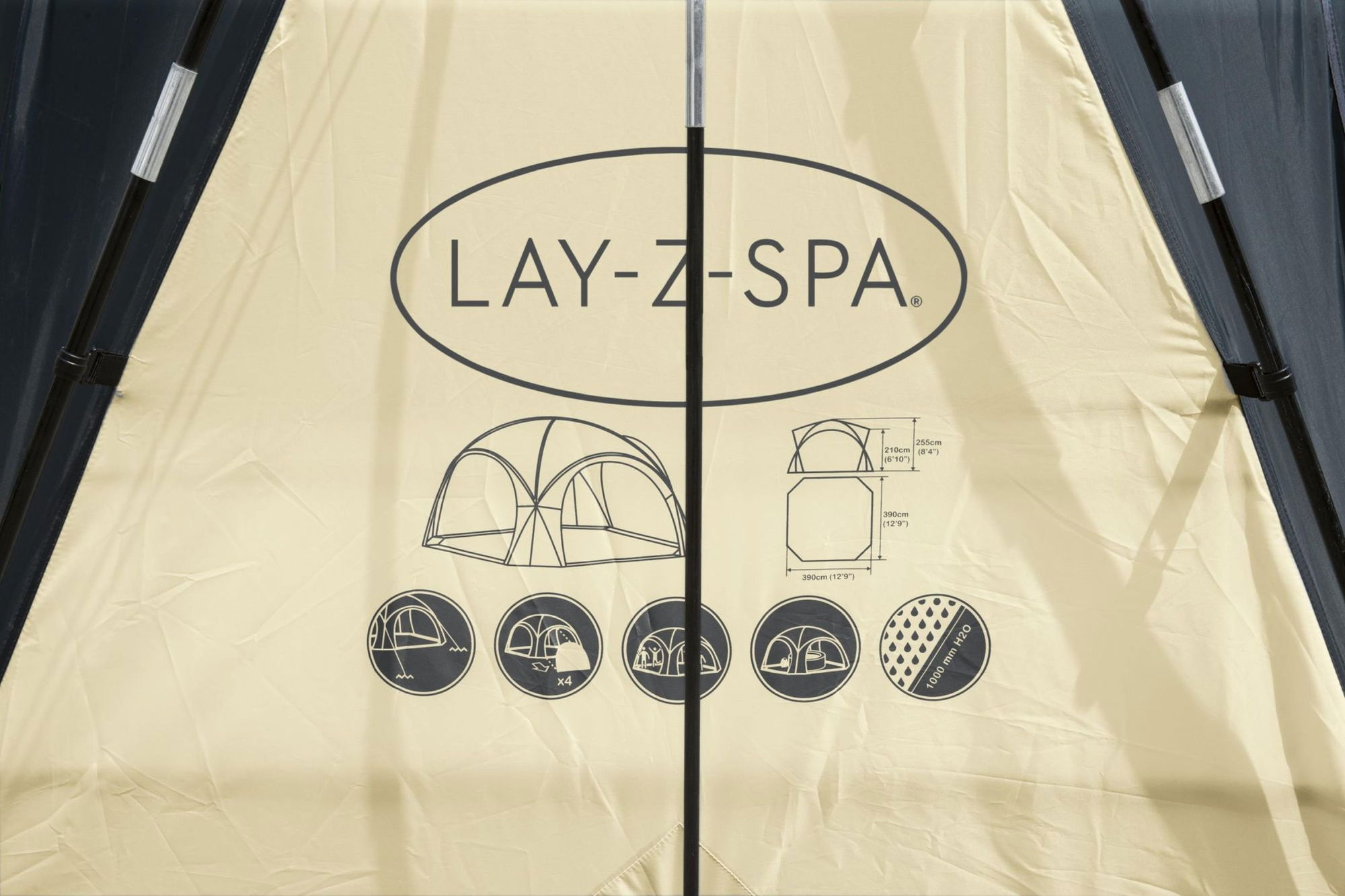 LAY-Z-SPA Pavillon für Whirlpool und Pool