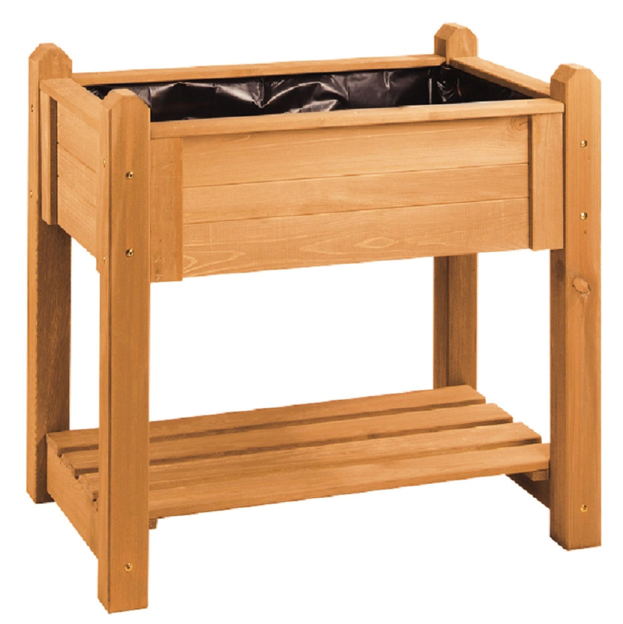 Hochbeet BASIC zertifiziertem Kiefernholz Honig 89,5x59x84,5cm