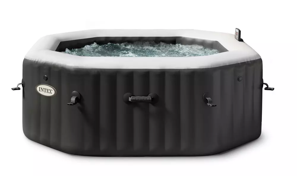 PureSpa Jet Bubble Deluxe Octagon mit Salzwassersystem, Ø 201 cm IN-128458