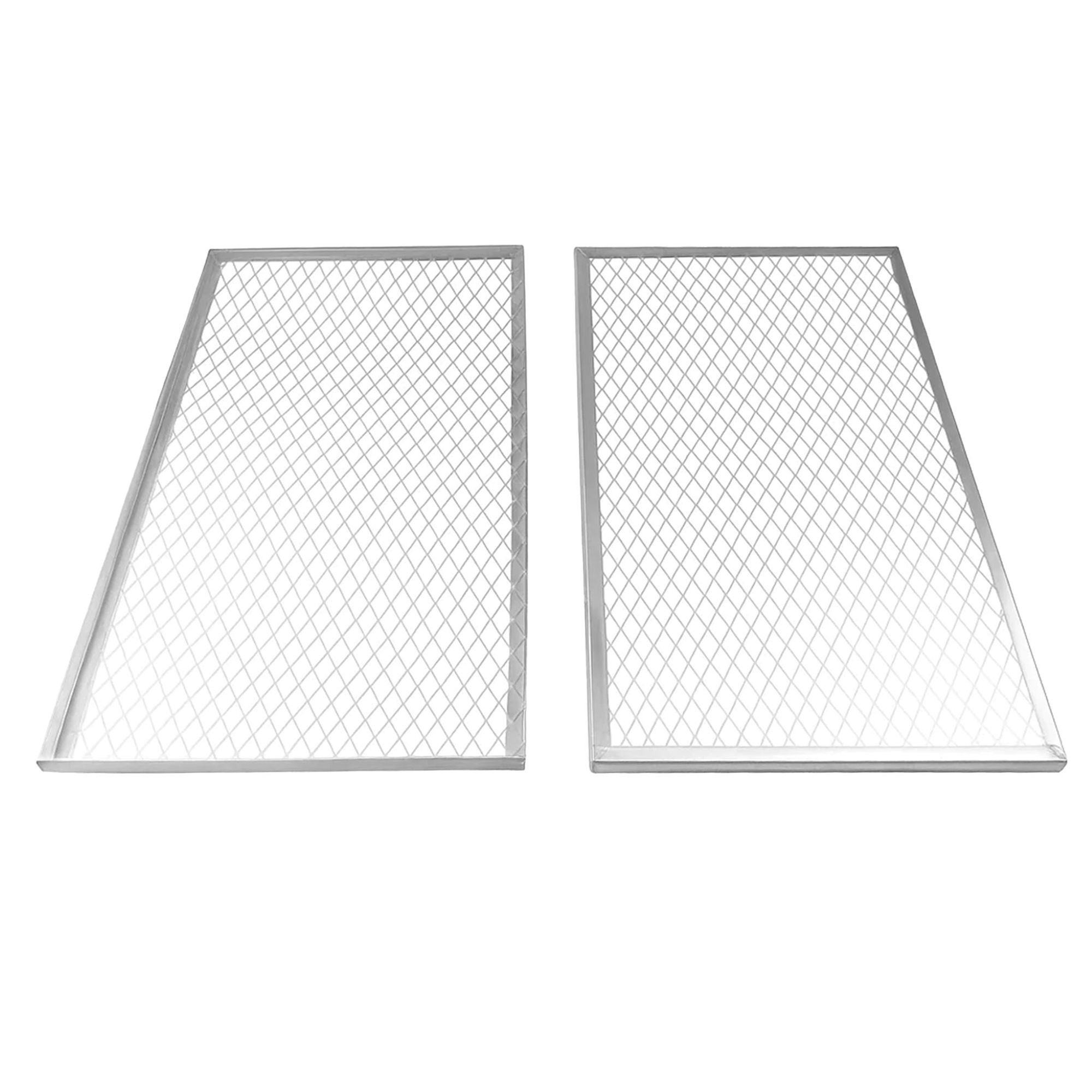 Deckel für Metallkomposter 2er Set silber, Stahl verzinkt