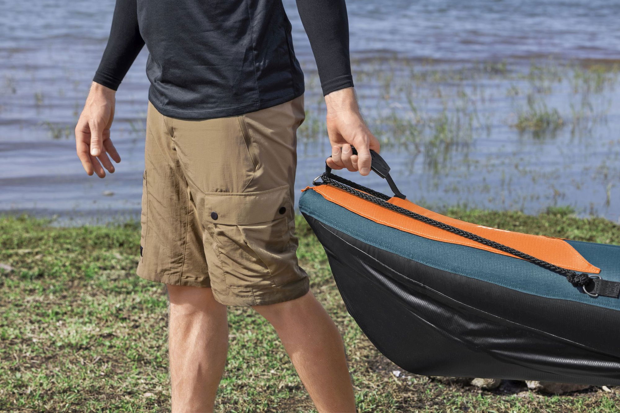 Bestway Angler Elite Kajak für 1 Person mit Sitz, Paddel, Pumpe