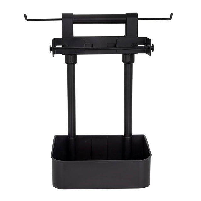 Grill Butler mit Haken für Grillzubehör und Küchenrolle, schwarz Grill Butler mit Haken für Grillzubehör und Küchenrolle, schwarz