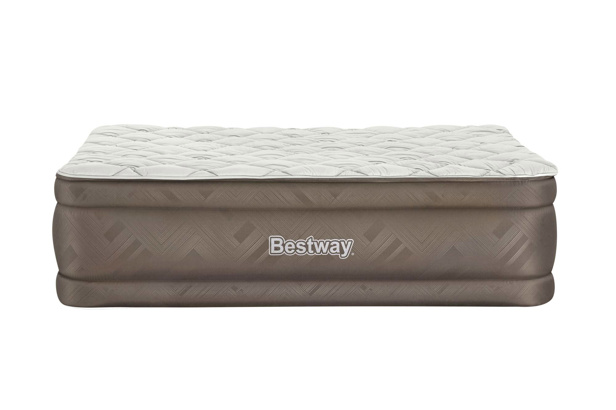 Fortech Doppelluftbett mit Reißverschlussbezug 203 x 152 x 51 cm 69145_24 Fortech Doppelluftbett mit Reißverschlussbezug 203 x 152 x 51 cm 69145_24
