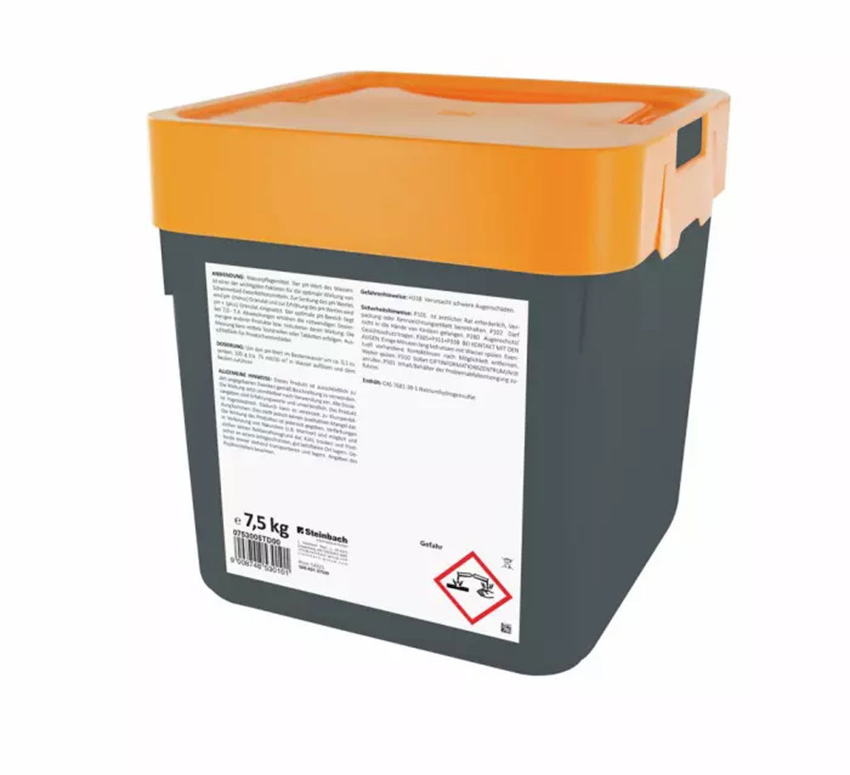 ph Minus Granulat, 7,5 Kg, Ph-Senker, Wasserpflege IN-0753005TD02