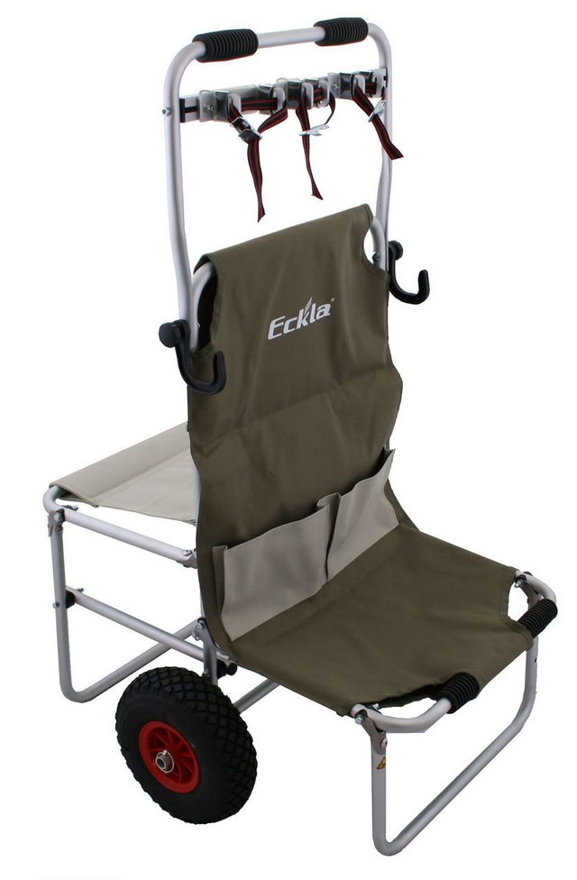 Eckla MULTI-ROLLY mit Multi-Halte-Leiste und pannensicheren Räder Eckla MULTI-ROLLY mit Multi-Halte-Leiste und pannensicheren Räder