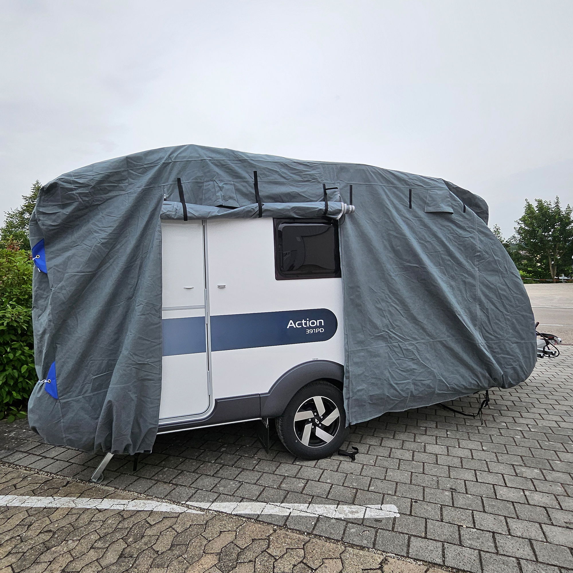 Wohnwagen Schutzhülle, XL, Zeltgarage in verschiedenen Größen, Wohnwagen Abdeckplane NA060