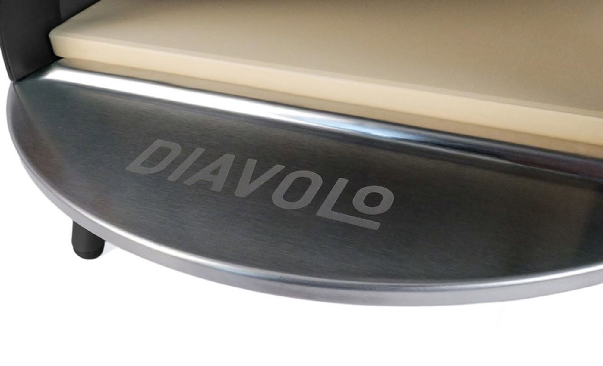 Pizzaofen Diavolo Gas Fired Oven schwarz, mobil und bis 500 Grad heiß