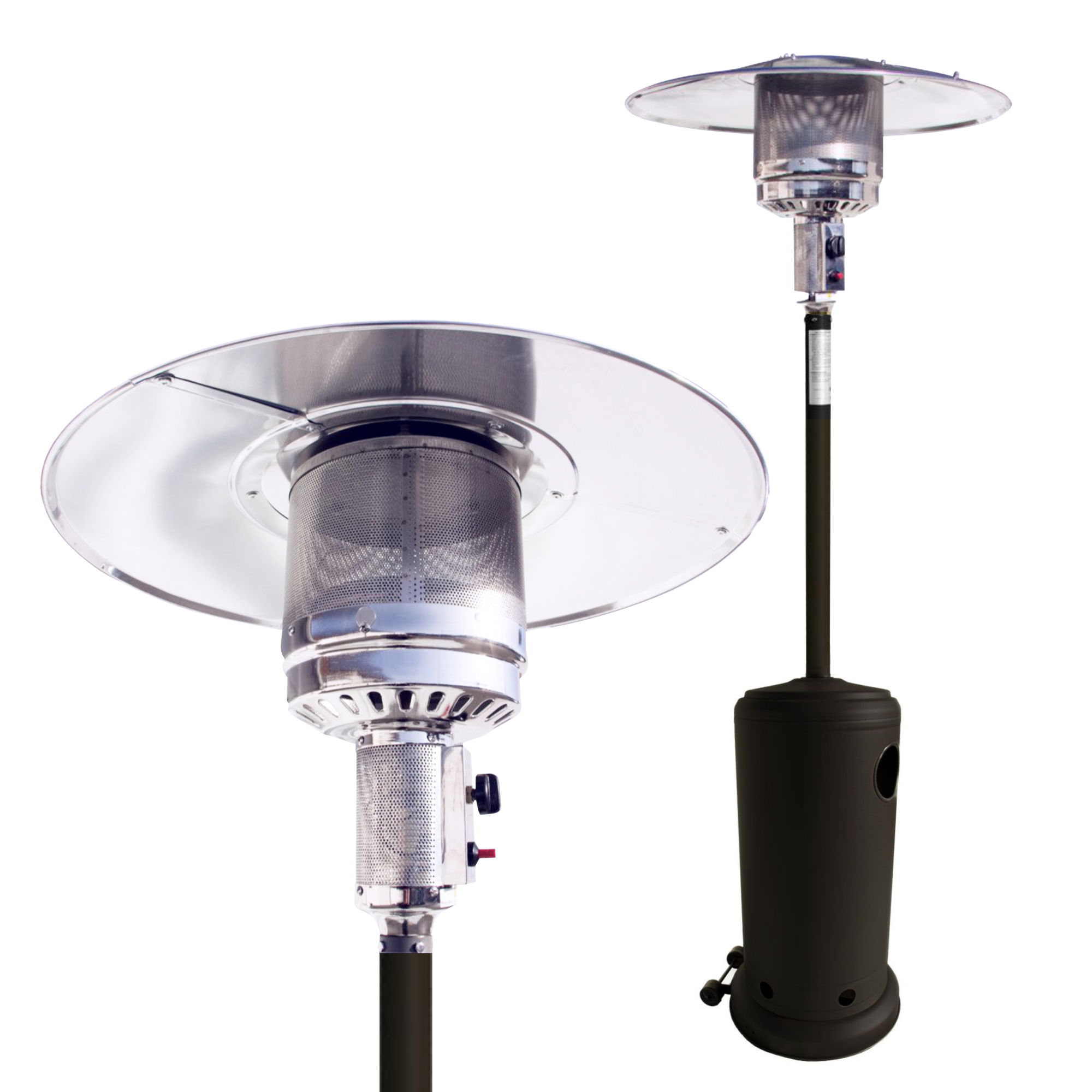 Heizpilz Classico schwarz 14 kW Gasheizstrahler für Terrasse