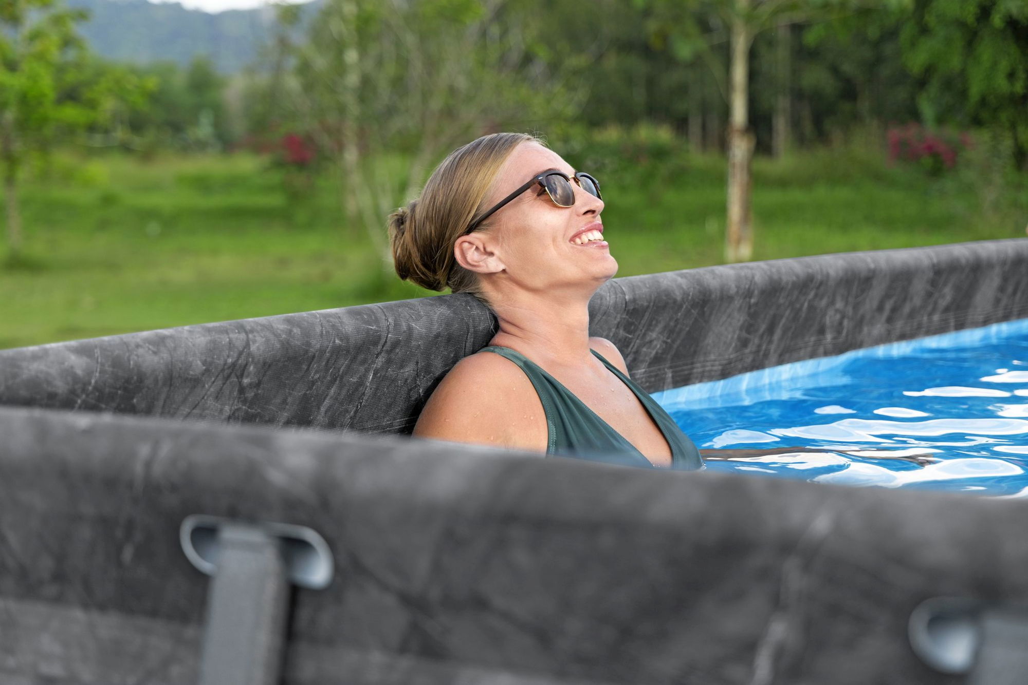 Bestway APX365 winterfestes Frame Pool Komplett-Set 549 x 274 x 132 cm