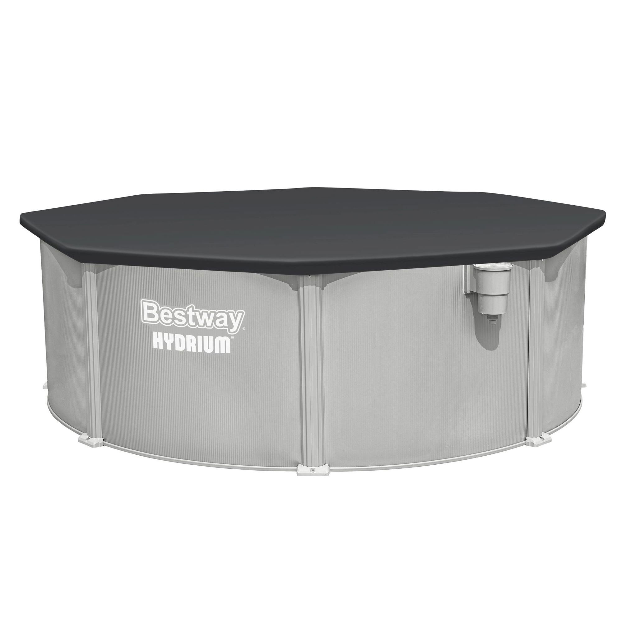 Bestway Hydrium Stahlwandpool Komplett-Set Ø 366 x 122 cm rund