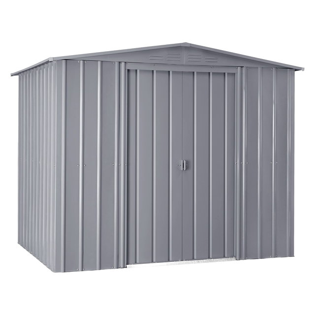 Gerätehaus DREAM 88 aus Metall, silber metallic, Geräteschuppen, Gartenhaus Gerätehaus DREAM 88 aus Metall, silber metallic, Geräteschuppen, Gartenhaus
