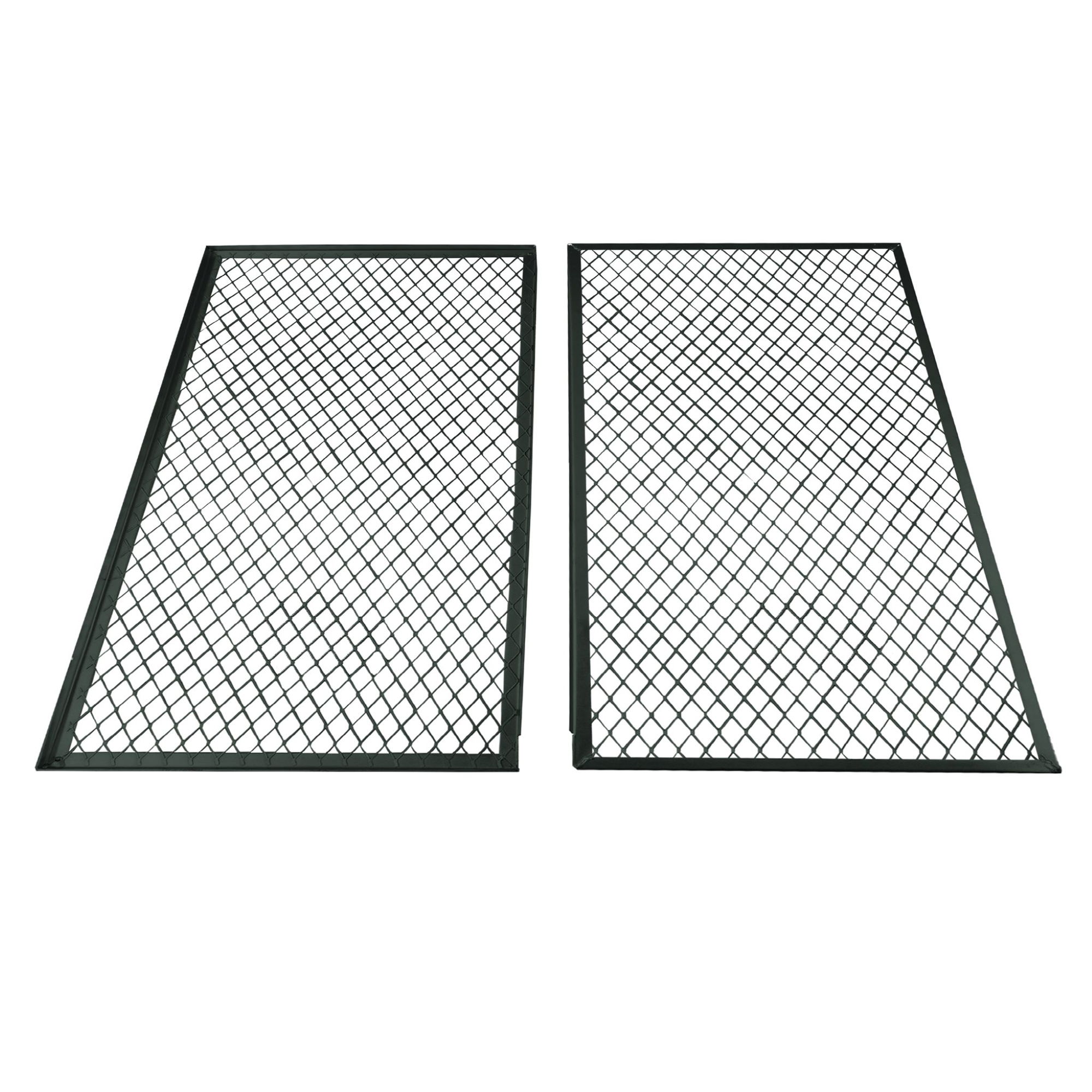 Deckel für Metallkomposter grün, zweiteilig aus Stahl