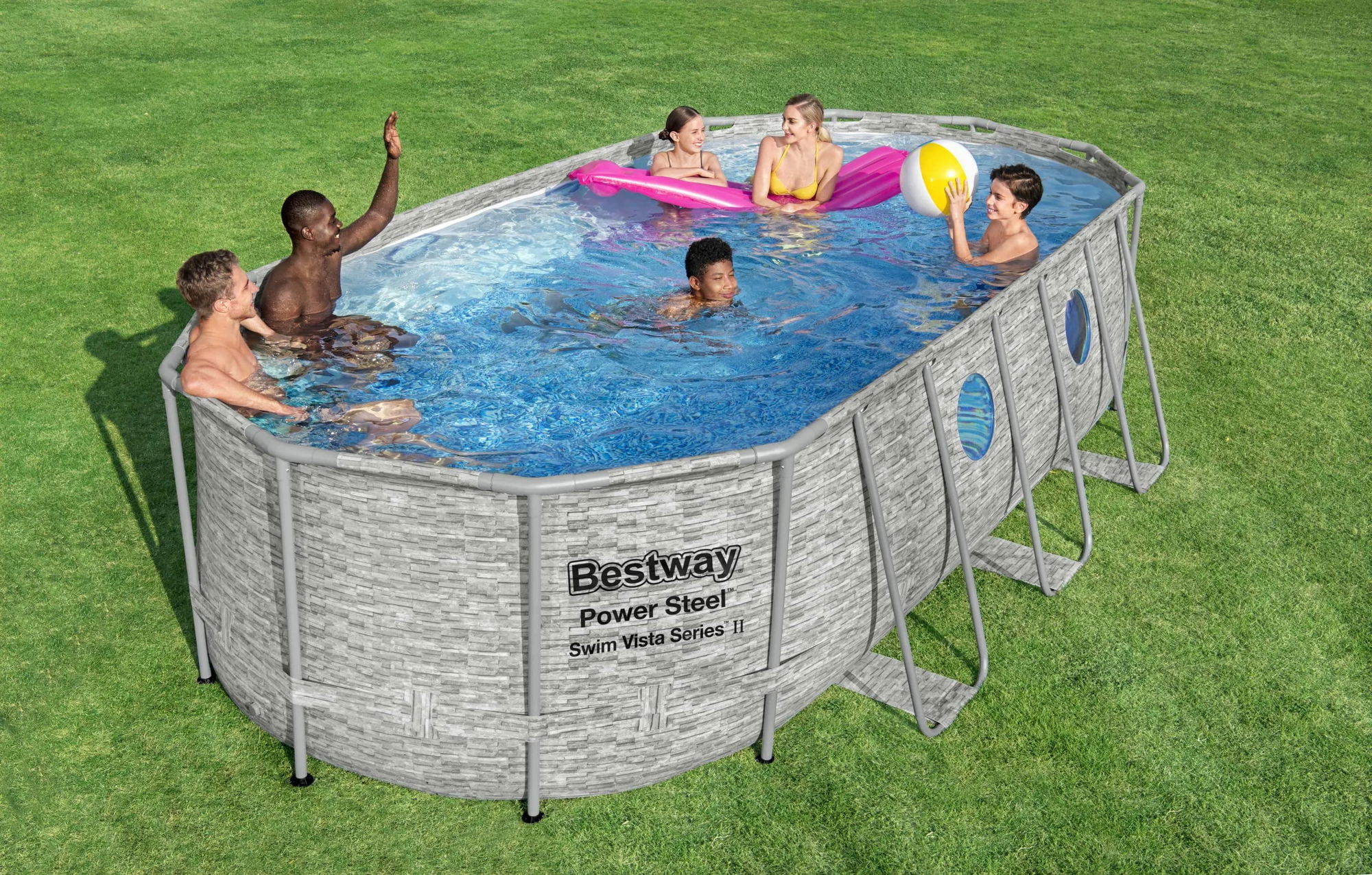 Power Steel Swim Vista Series Komplett-Set, 549 x 274 x 122 cm 56716_22 Power Steel Swim Vista Series Komplett-Set, 549 x 274 x 122 cm 56716_22