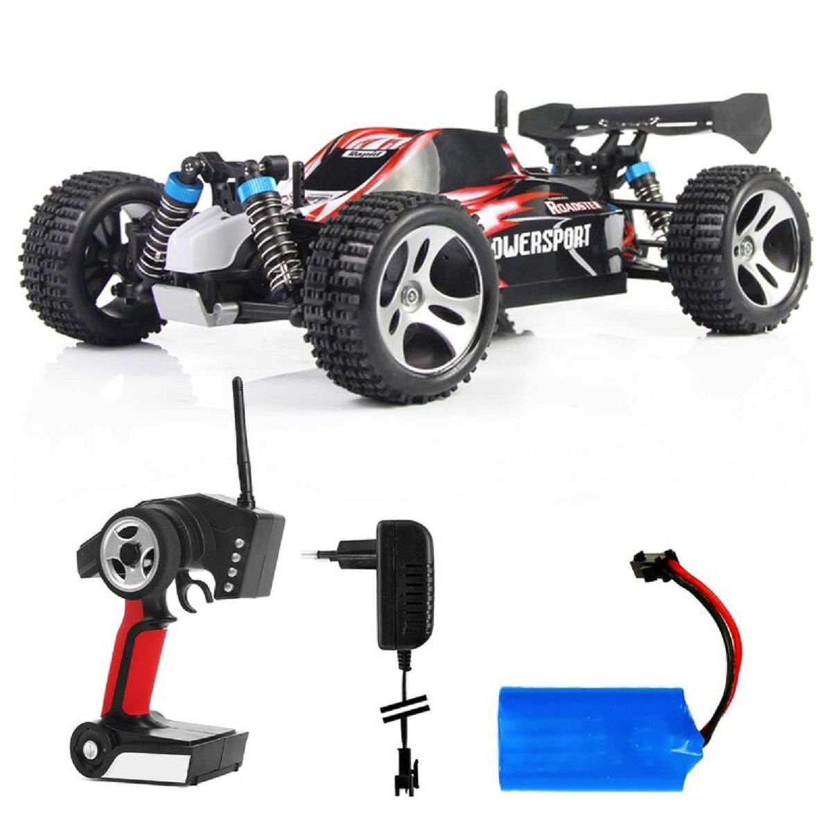 Ferngesteuertes Auto, RC Buggy 1:18 mit Fernsteuerung, 50kmh schnell SI-50136