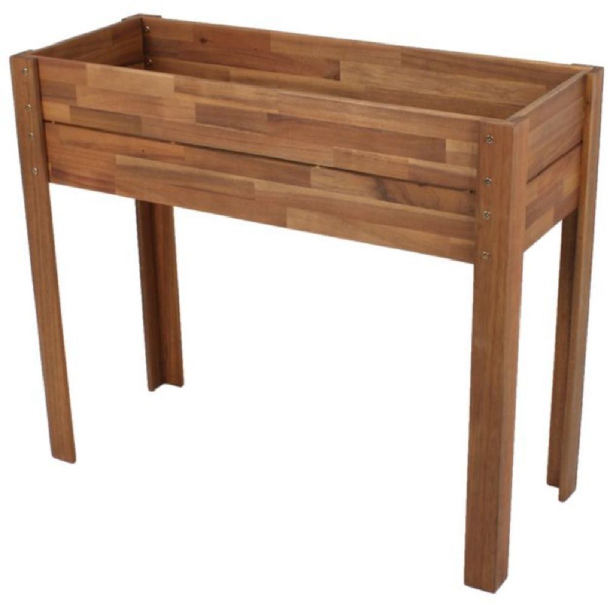Hochbeet mit Vlies-Einlage, Akazien-Holz, Pflanzkasten HI-985164