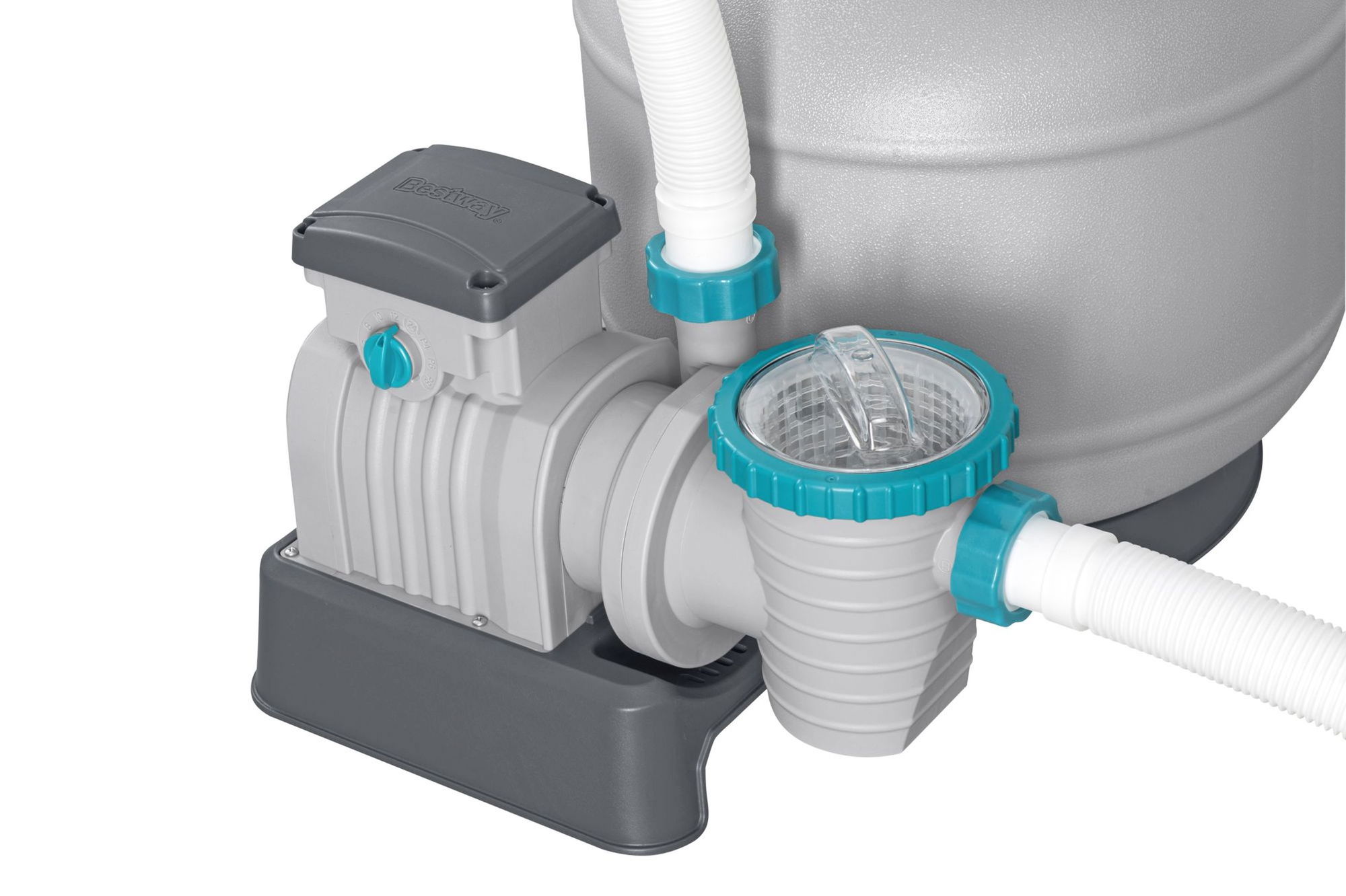 Sandfilteranlage mit Zeitschaltuhr 8.327 lh für Pools 1.100–51.400 l