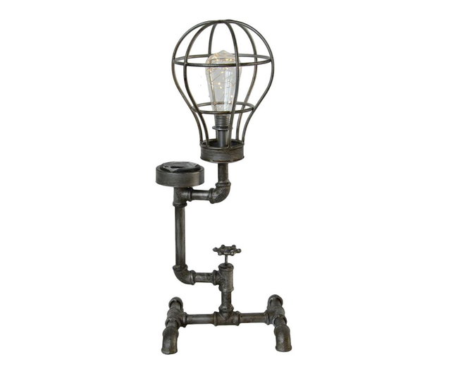 Solar-Leuchte Cornelius, Metall, antik-silber HI-507094 Solar-Leuchte Cornelius, Metall, antik-silber HI-507094
