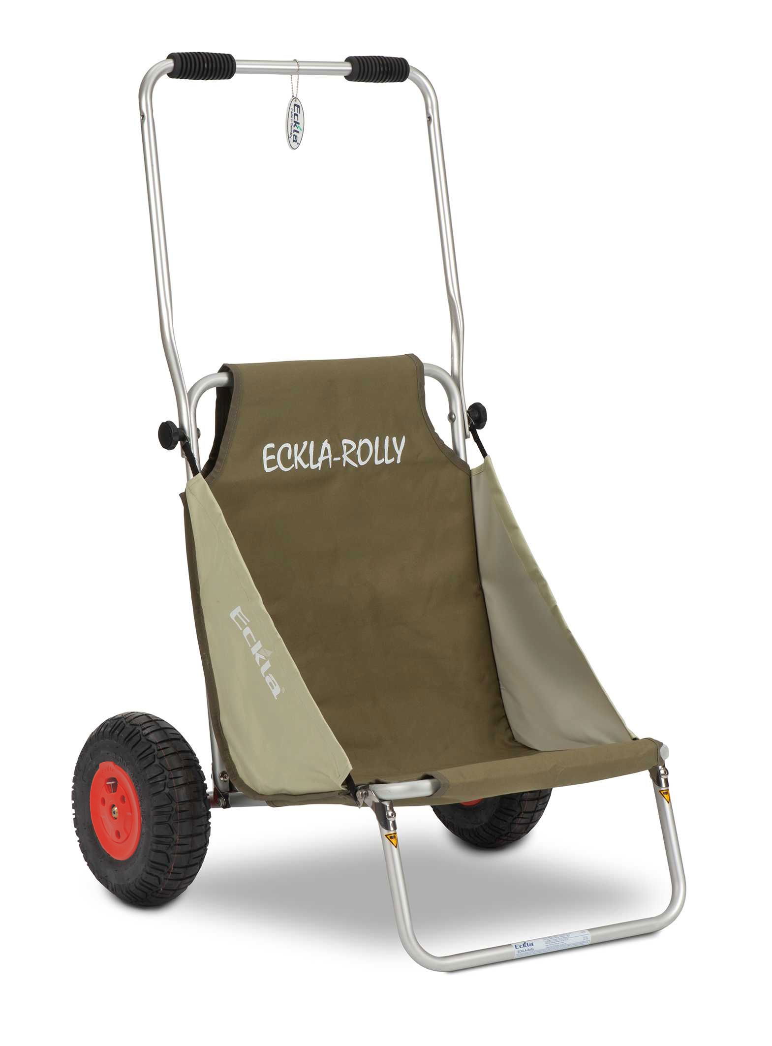 Eckla Beach Rolly in Olivgrün Luftbereift, ohne Sonnendach 55550